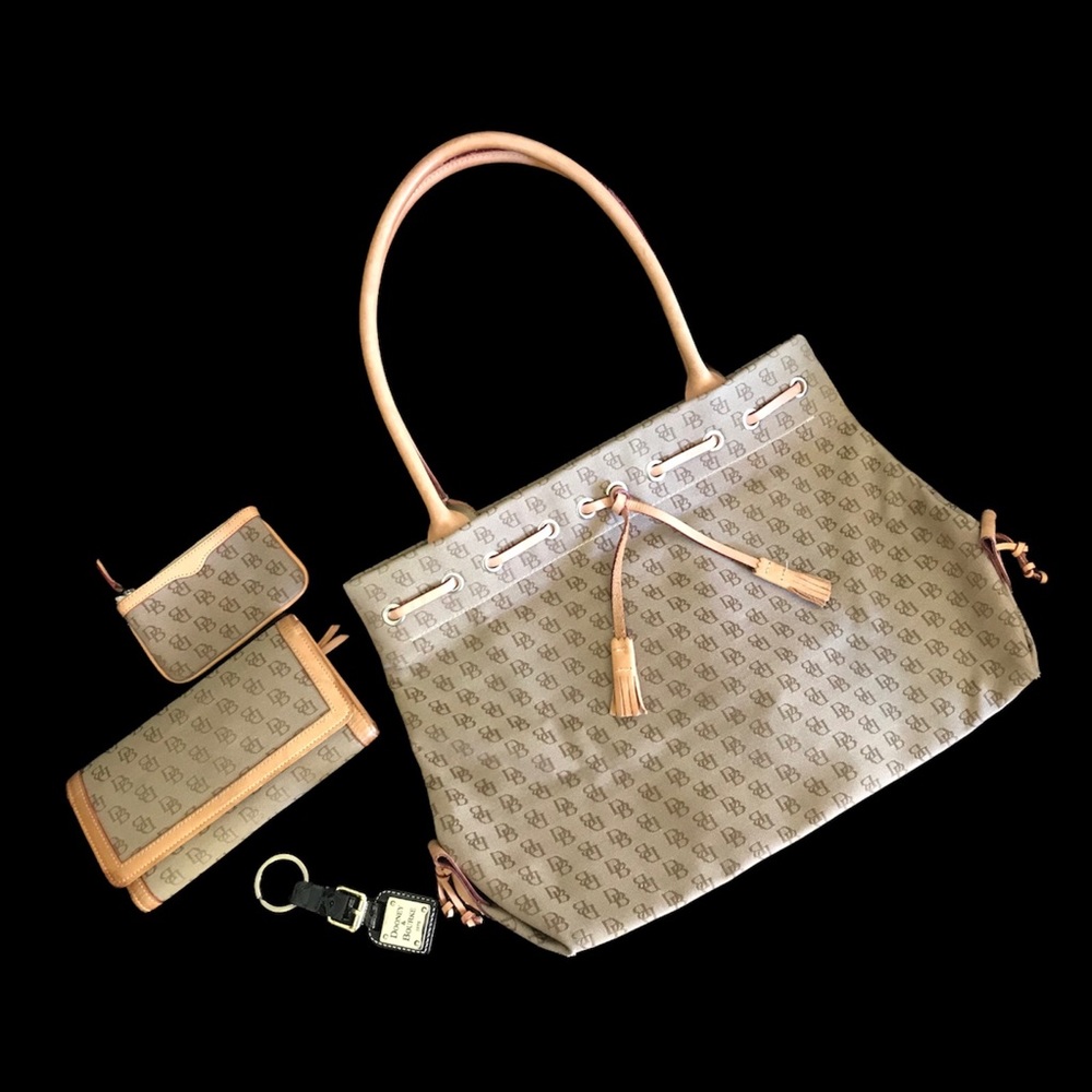 Dooney & Bourne signature monogram set